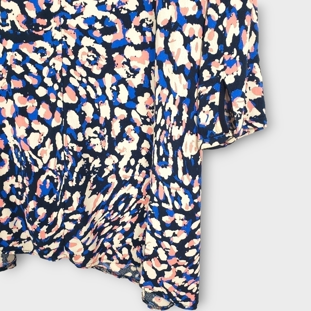 River Island Long Sleeve Printed Dress Size 10 - Picture 3 of 11